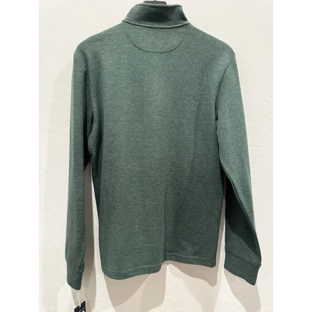 Vineyard Vines “Saltwater” Quarter-Zip Pullover. Size S, Green NWT